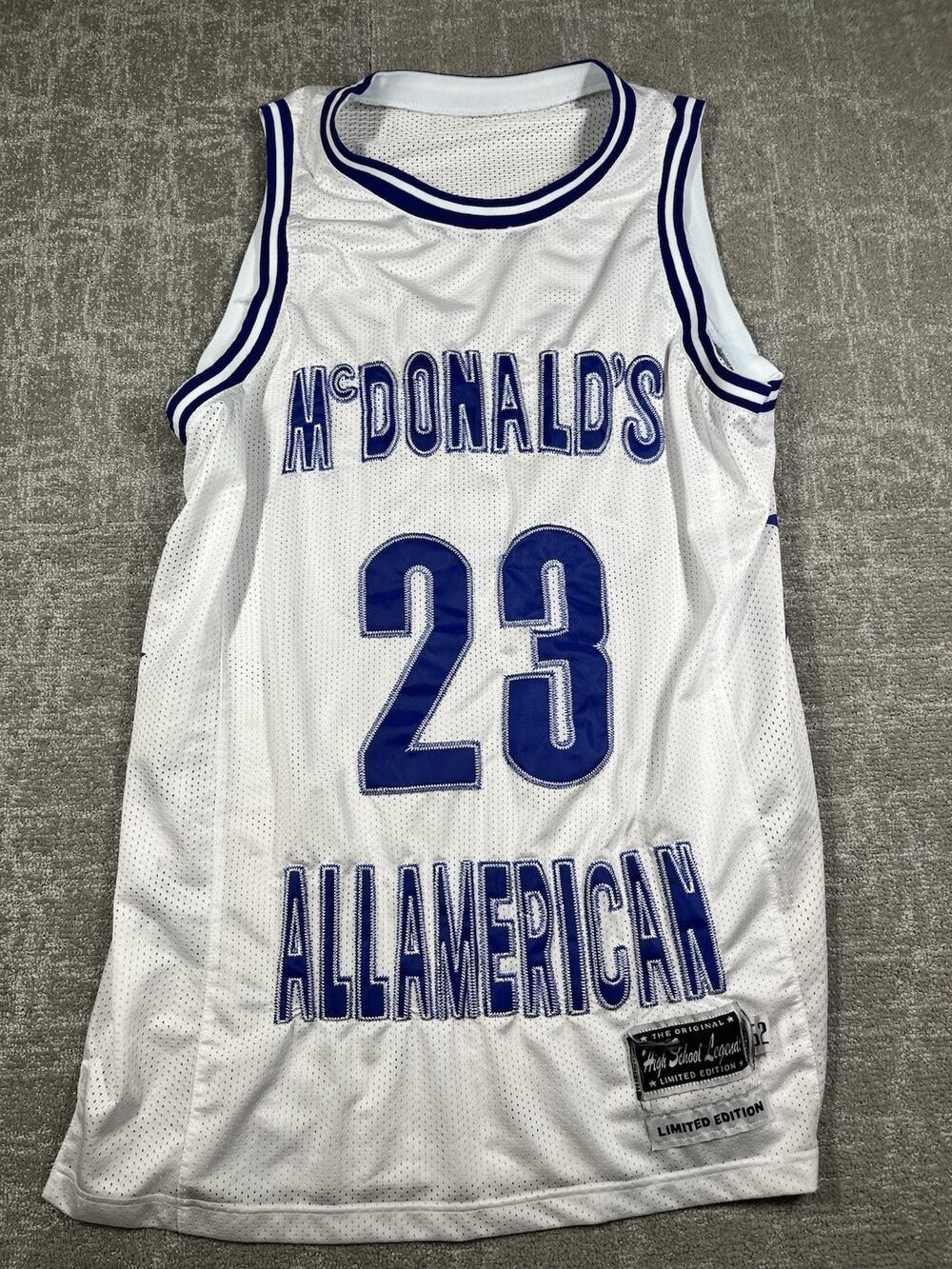 All American Mc Donald's Michael Jordan #23 High School Legends Jersey Size 52
